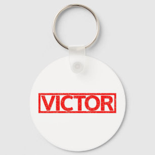 Victor Stamp Key Ring