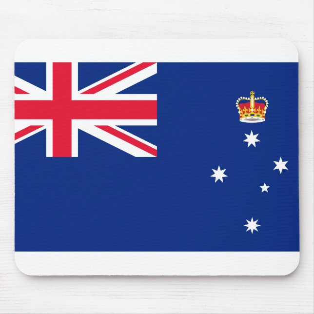 Victoria Australia, Australia Mouse Mat (Front)