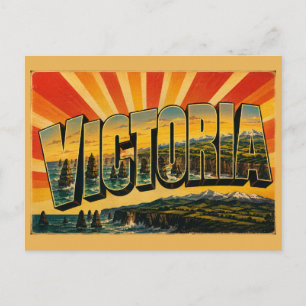 Victoria Australia Coastal Landscape Art Postcard
