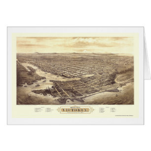 Victoria, BC, Canada Panoramic Map - 1878