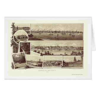 Victoria, BC, Canada Panoramic Map - 1884