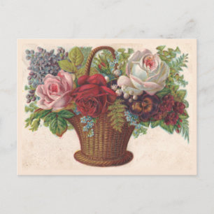 Victoria bouquet postcard