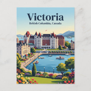 Victoria British Columbia Canada Postcard