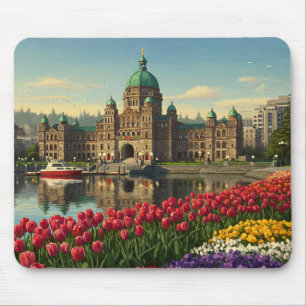 Victoria British Columbia Canada Travel Mouse Mat
