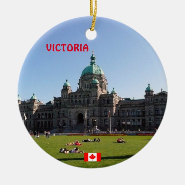 Victoria British Columbia Scenic Ornament (Front)