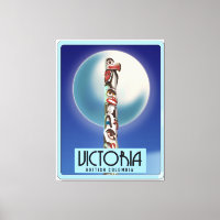 Victoria British Columbia Totem Pole.