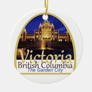 VICTORIA Canada Ceramic Tree Decoration