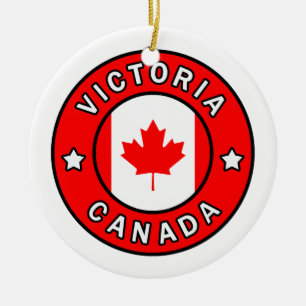 Victoria Canada Ceramic Tree Decoration