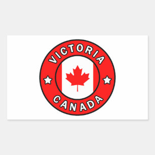 Victoria Canada Rectangular Sticker