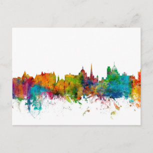 Victoria Canada Skyline Postcard