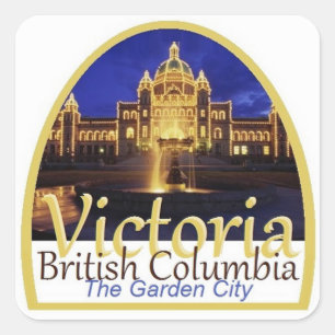 VICTORIA Canada Square Sticker