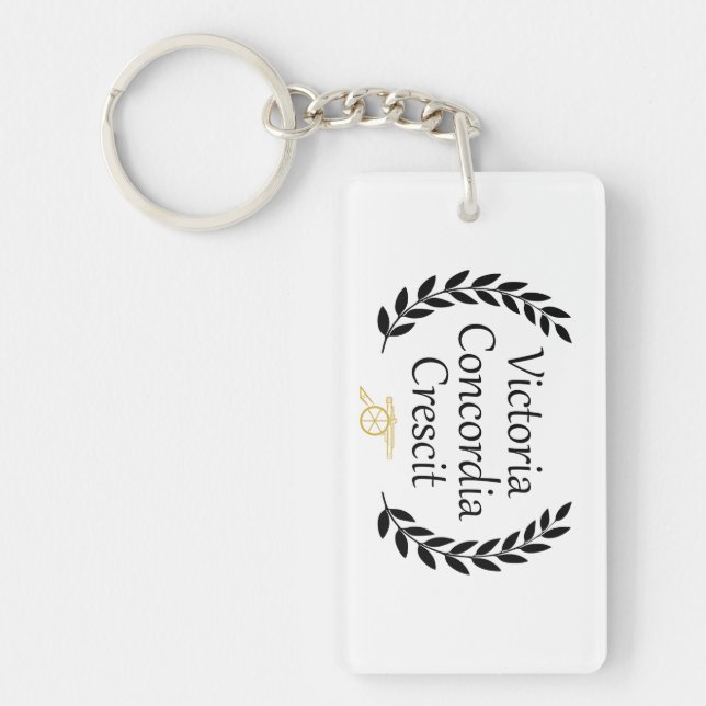 Victoria Concordia Crescit Arsenal  Key Ring (Front)