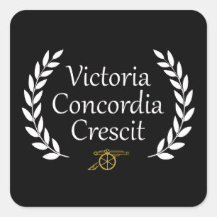 Victoria Concordia Crescit Arsenal  Square Sticker