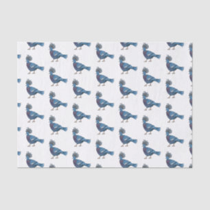 Victoria crowned pigeon bird cartoon illustration  tissue paper