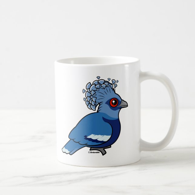 Victoria Crowned Pigeon Coffee Mug (Right)