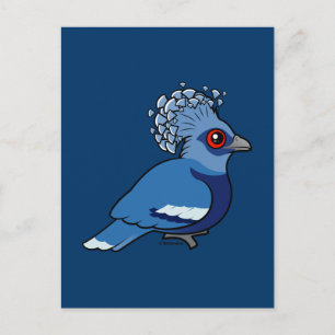 Victoria Crowned Pigeon Postcard