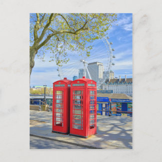 Victoria Embankment, London UK Postcard