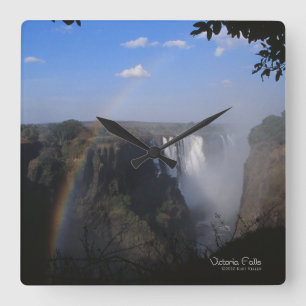 Victoria Fall 1 Square Wall Clock