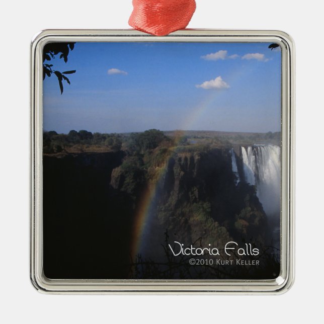 Victoria Fall 2 Metal Tree Decoration (Front)