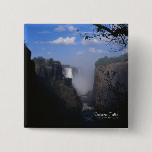 Victoria Falls 1 15 Cm Square Badge
