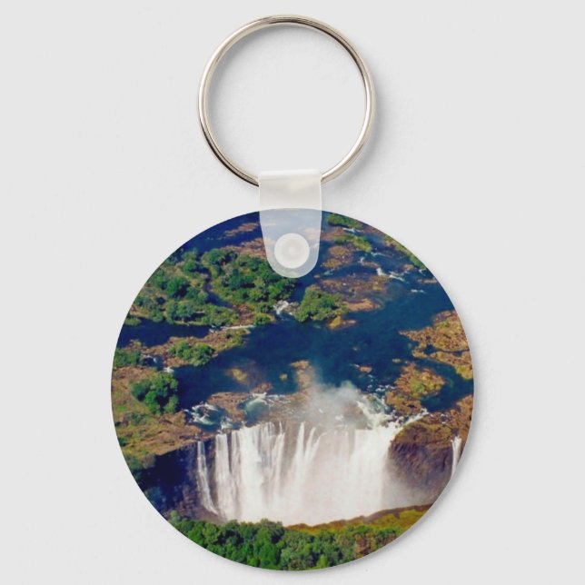 victoria falls aerial key ring (Front)