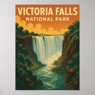 Victoria Falls National Park Getaway Poster