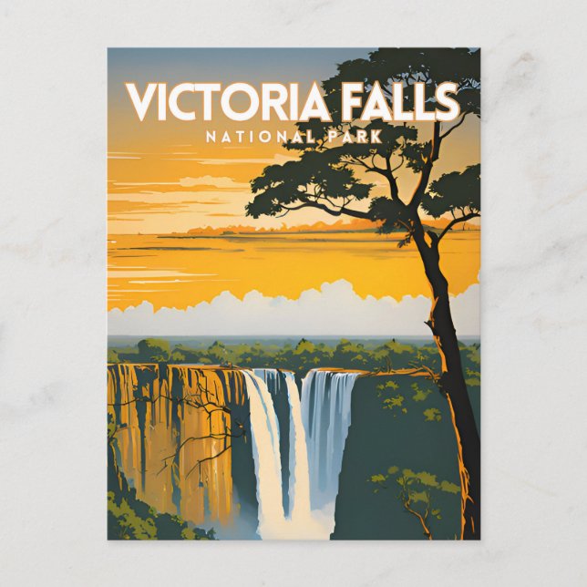 Victoria Falls National Park Postcard (Front)