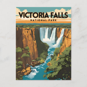 Victoria Falls National Park Travel Postcard