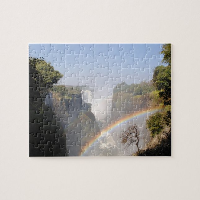 Victoria Falls Rainbow Jigsaw Puzzle (Horizontal)