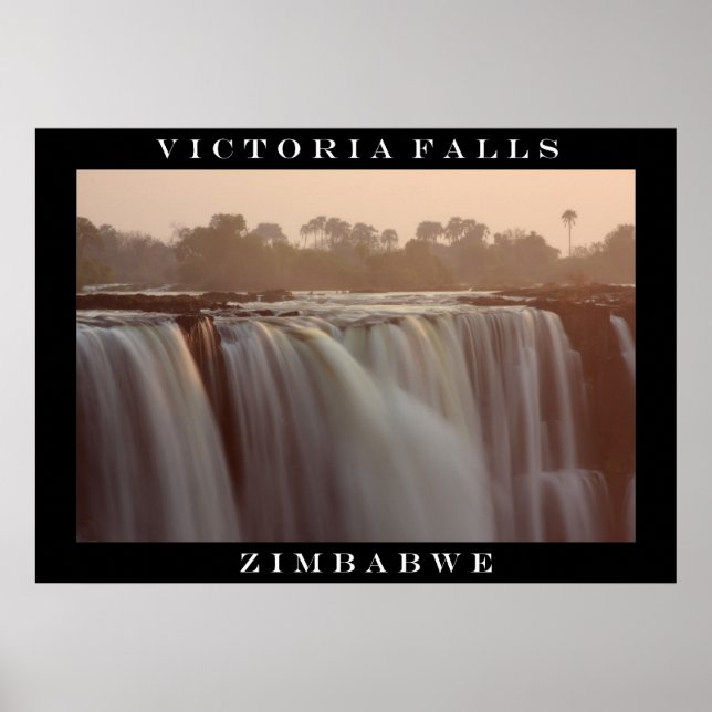 Victoria Falls Sunrise Poster (Front)