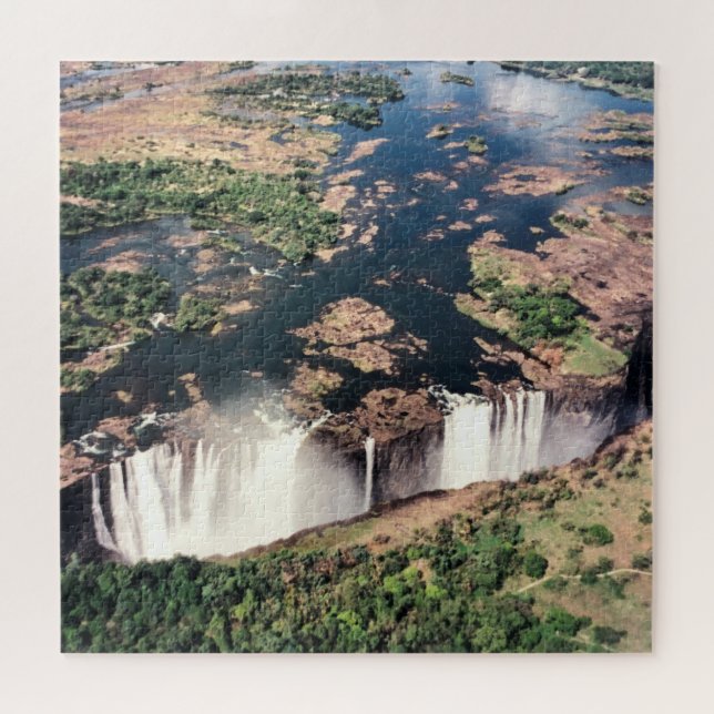 victoria falls thunder jigsaw puzzle (Horizontal)