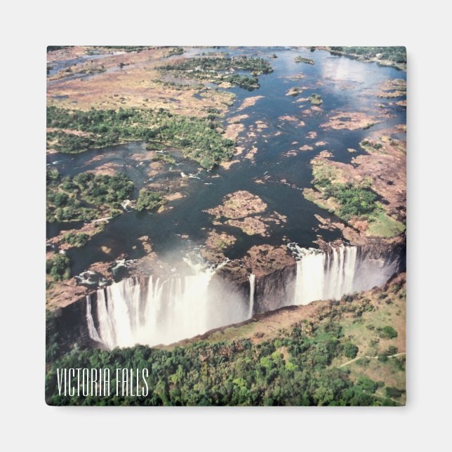 victoria falls view magnet (Front)