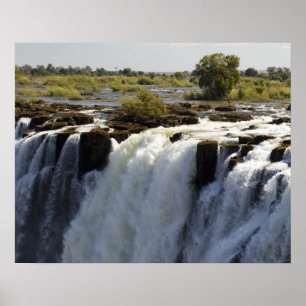 Victoria Falls, Zambesi River, Zambia. 2 Poster