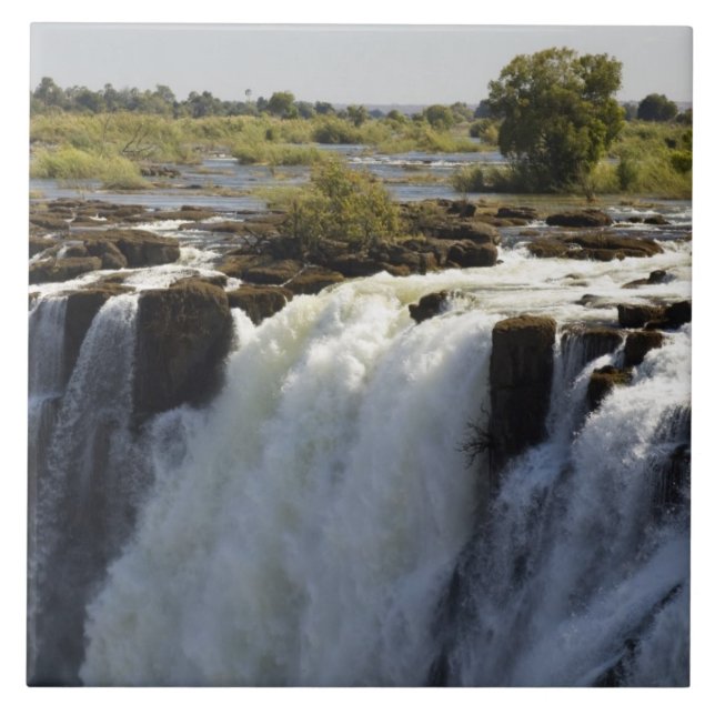 Victoria Falls, Zambesi River, Zambia. 2 Tile (Front)