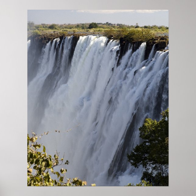 Victoria Falls, Zambesi River, Zambia. Poster (Front)