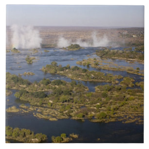 Victoria Falls, Zambesi River, Zambia - Zimbabwe 2 Tile