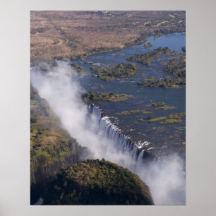 Victoria Falls, Zambesi River, Zambia - Zimbabwe Poster