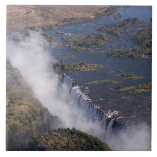 Victoria Falls, Zambesi River, Zambia - Zimbabwe Tile