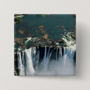 Victoria Falls, Zambia to Zimbabwe border. The 15 Cm Square Badge