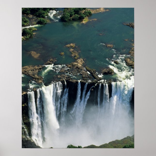 Victoria Falls, Zambia to Zimbabwe border. The Poster (Front)