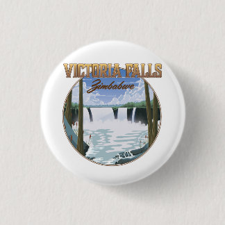 Victoria falls Zimbabwe 3 Cm Round Badge