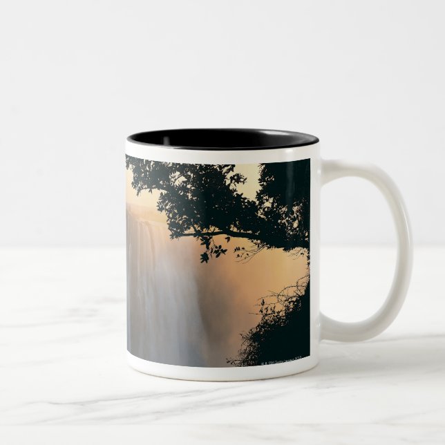 Victoria Falls, Zimbabwe, Africa Two-Tone Coffee Mug (Right)