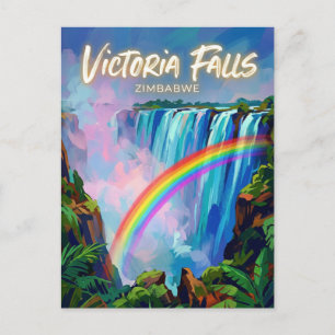 Victoria Falls Zimbabwe Postcard