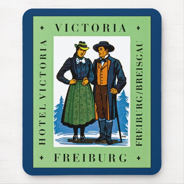 Victoria ~ Freiburg Mouse Mat (Front)