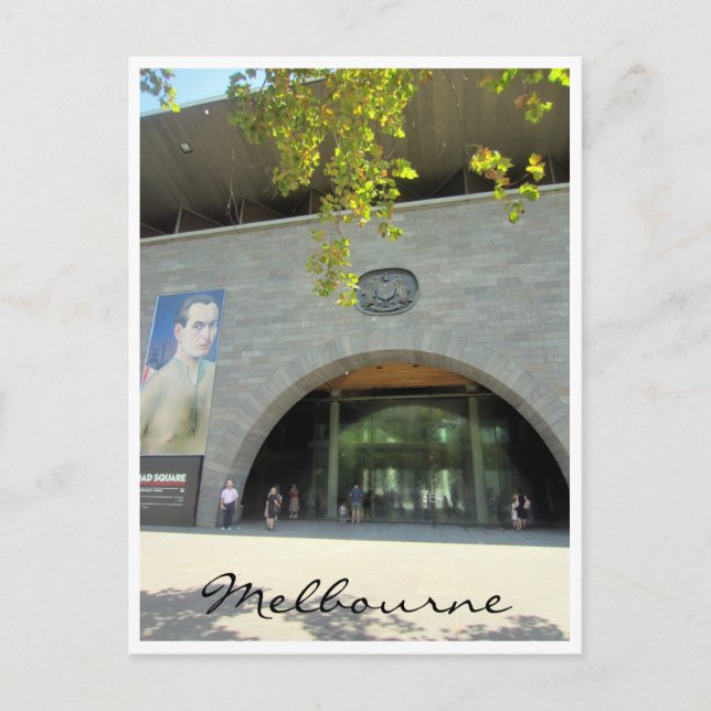 victoria gallery entry postcard (Front)