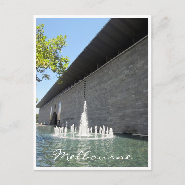 victoria gallery fountain postcard (Front)