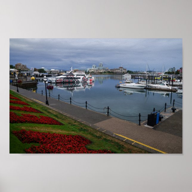 Victoria Harbor Canada Poster (Front)
