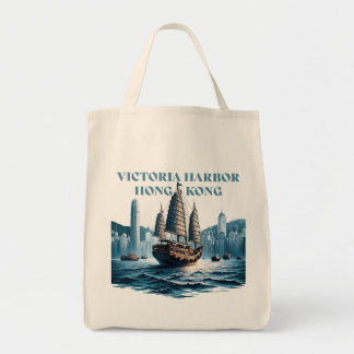 Victoria Harbor Hong Kong China Tote Bag