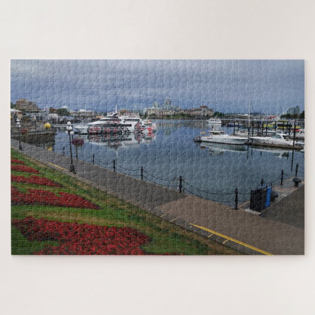 Victoria Harbour Canada Jigsaw Puzzle (Horizontal)