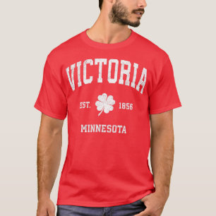 Victoria Minnesota Vintage Shamrock Sports T-Shirt